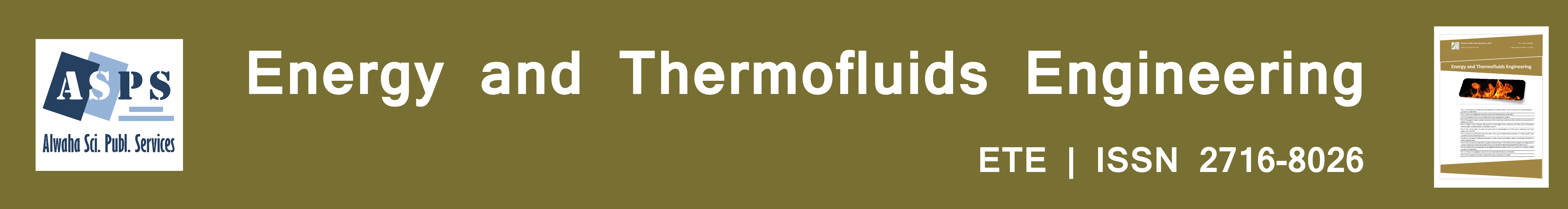 Energy and Thermofluids Engineering (ETE)